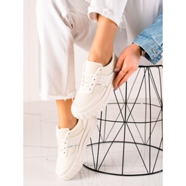 TRENDI Baskets de sport sur la plate-forme beige 2 TRENDI Baskets de sport sur la plate-forme beige 2