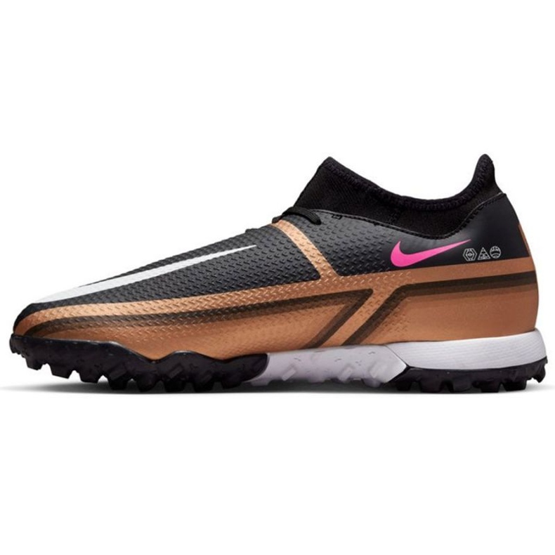 Chaussures de football Nike Phantom GT2 Academy Qatar Dynamic Fit Tf M DR5966 810 marron, noir noir 1
