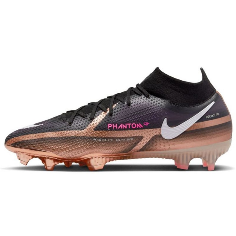 Chaussures de football Nike Phantom GT2 Elite Qatar Dynamic Fit Fg M DR5955 810 brun noir 1