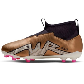 Chaussures de football Nike Zoom Mercurial Superfly 9 Academy Qatar FG/MG Jr DR6044 810 brun beiges et marrons 1