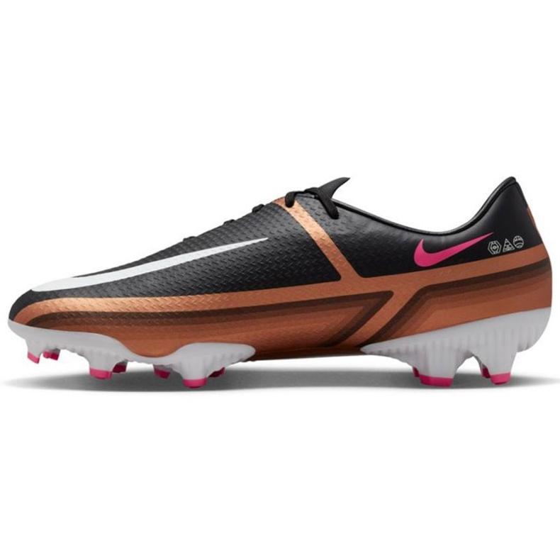 Chaussures de football Nike Phantom GT2 Academy Qatar Dynamic Fit FG/MG M DR5961 810 marron noir beiges et marrons 1