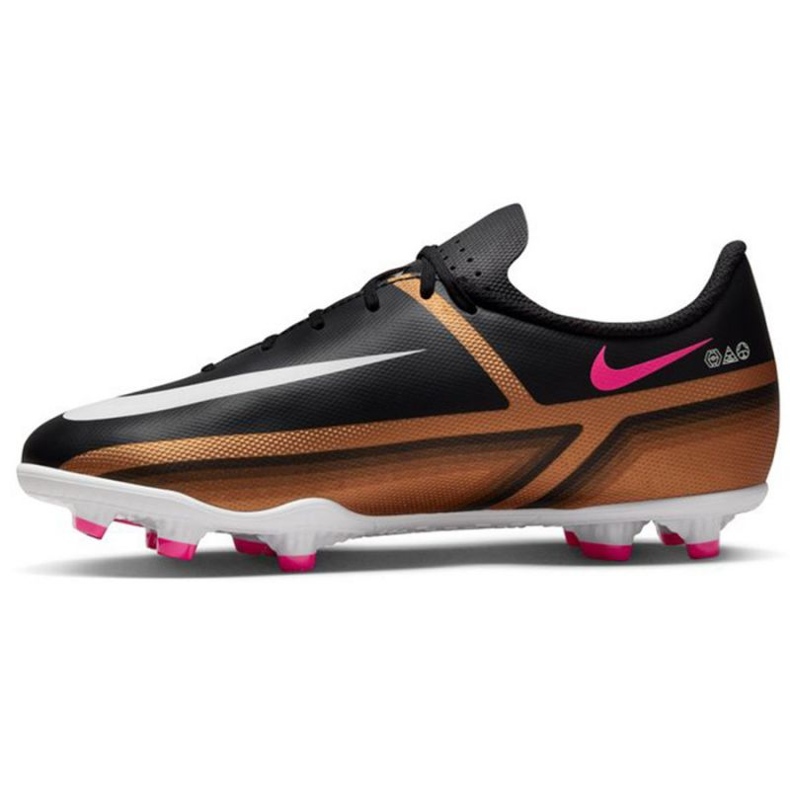 Chaussures de football Nike Phantom GT2 Club Qatar FG/MG Jr DR6058 810 marron, noir noir 1