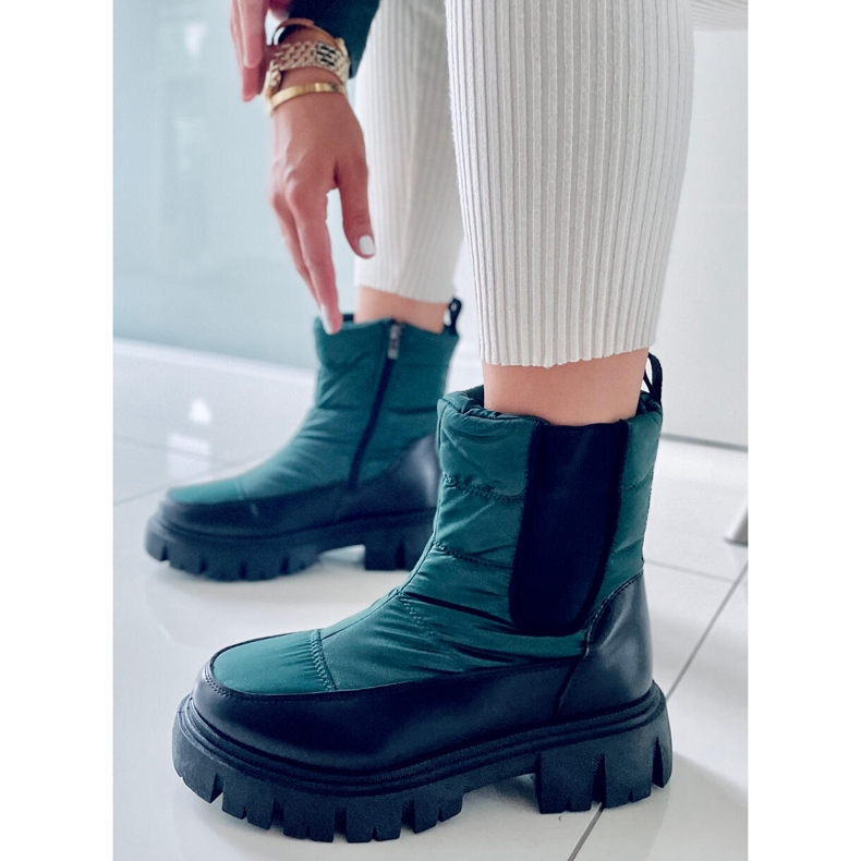 BM Bottes de neige isolées Milan Vert 2