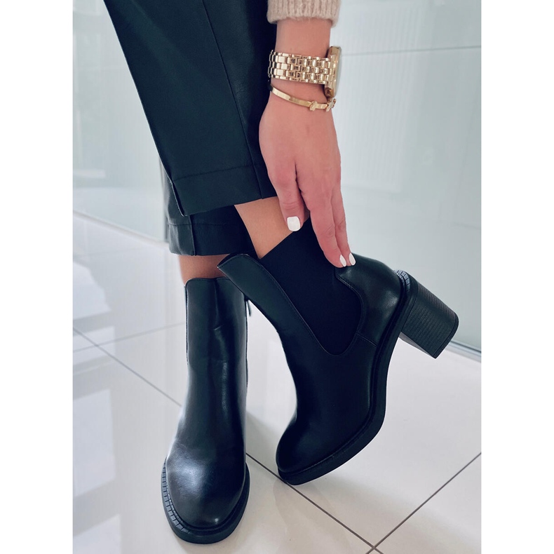 BM Bottines à talons Classic Clea noires le noir 2