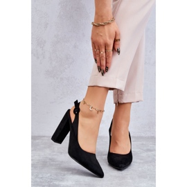 PA1 Escarpins Talons Hauts Noir Alanza 1
