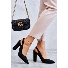 PA1 Escarpins Talons Hauts Noir Alanza 2