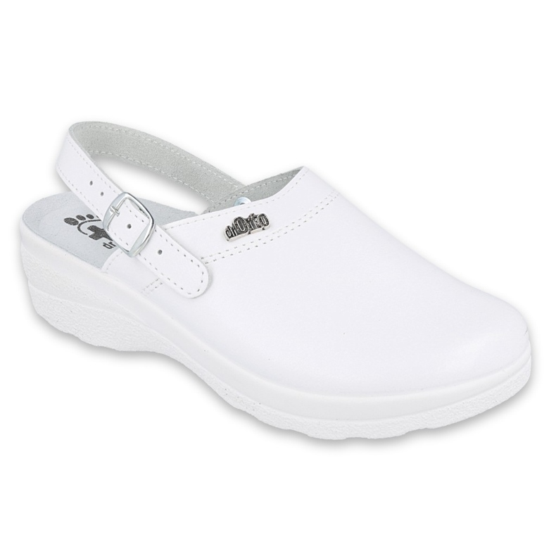 Chaussons pour femmes Befado 157D001 blanche 4 Chaussons pour femmes Befado 157D001 blanche 4