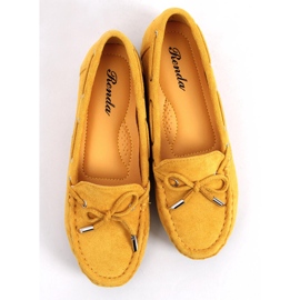 Mocassins femme miel RQ-1 Jaune 3