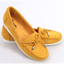 Mocassins femme miel RQ-1 Jaune 5
