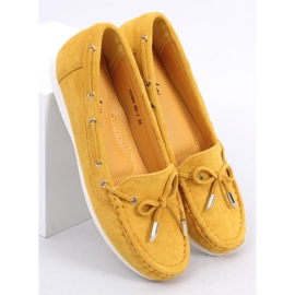 Mocassins femme miel RQ-1 Jaune 4