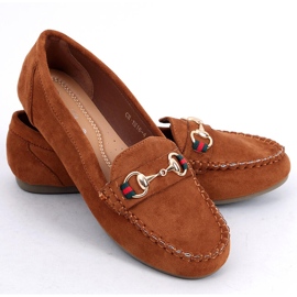 Mocassins femme camel CH-1M16 Camel brun 5