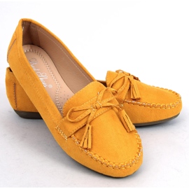 BM Mocassins femme miel XR-1R2 Jaune 5
