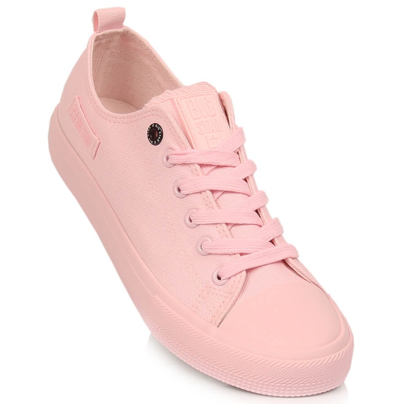 Baskets femme rose poudré Big Star LL274022 1 Baskets femme rose poudré Big Star LL274022 1