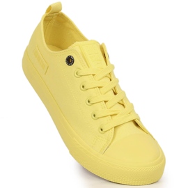 Baskets jaunes pour femmes Big Star LL274026 1