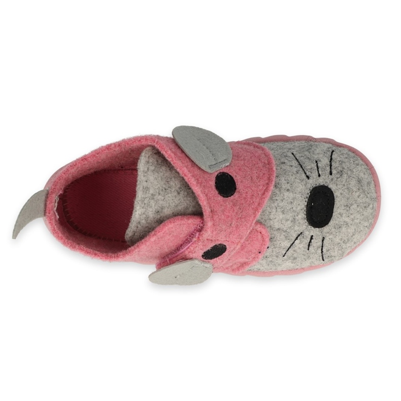 Chaussures enfant Befado 526P104 rose gris 3