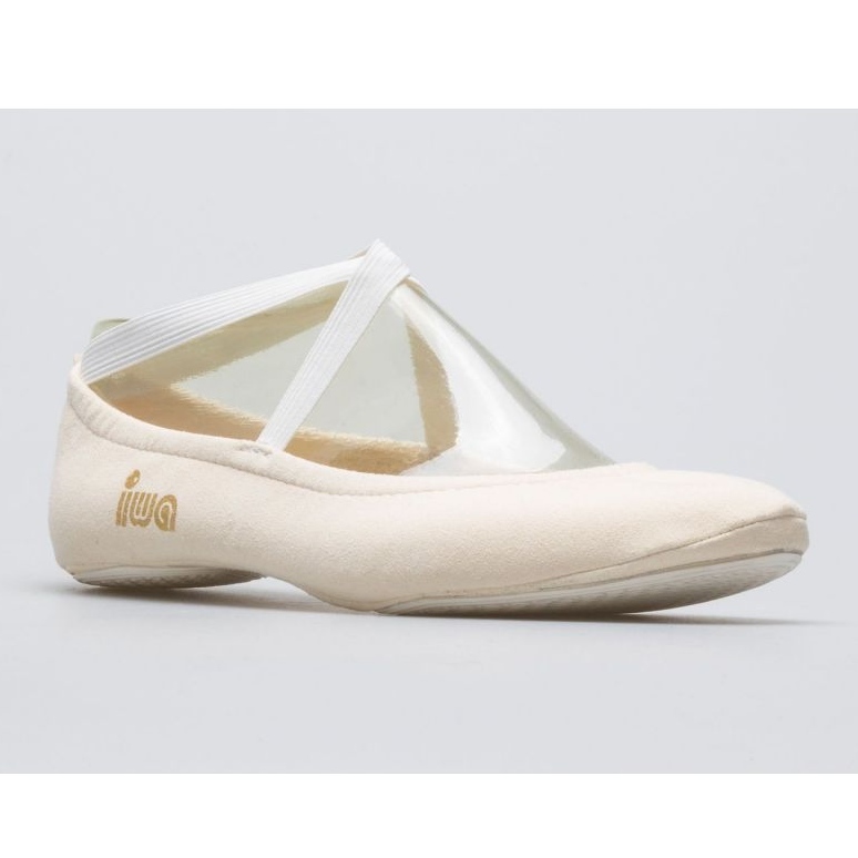 Demi-pointes de gymnastique Iwa 302 crème blanc 1