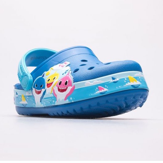 Crocs Fl Babyshark Band Sabot T Jr 207066-4JL bleu 1