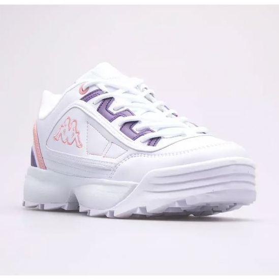 Chaussures Kappa Rave Mf W 242681MF-1021 blanche 1 Chaussures Kappa Rave Mf W 242681MF-1021 blanche 1