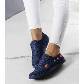 PA1 Baskets Kailey bleu marine 1