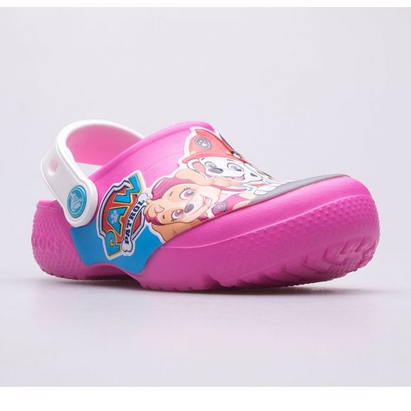 Slides Crocs Fun Lab Paw Patrol Sabot Jr 206276-6QQ rose multicolore 1