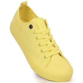 Chaussures, baskets Big Star W LL274026 INT1819B jaune 1