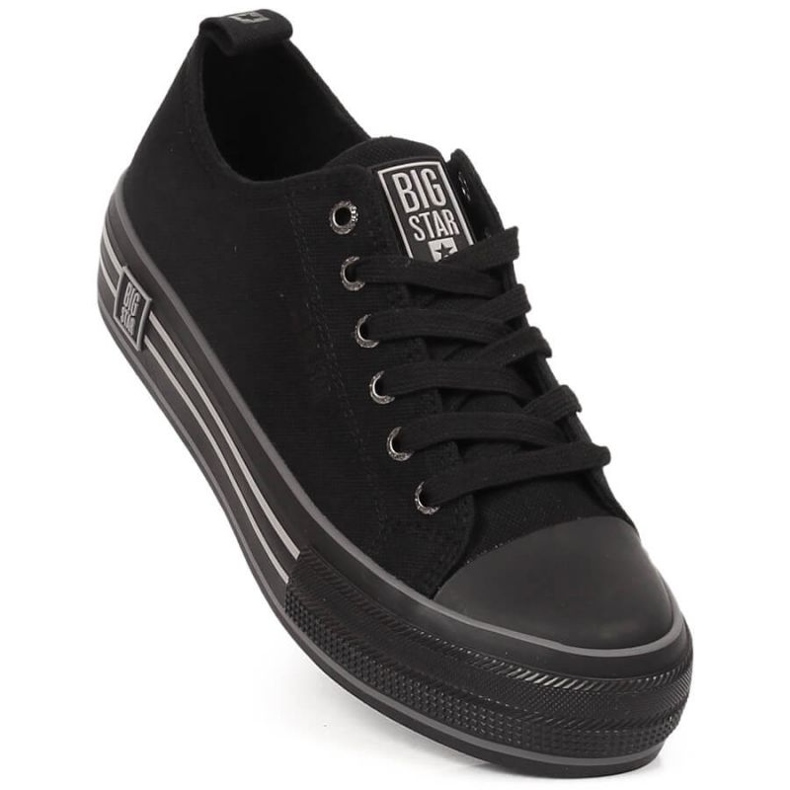 Chaussures, Baskets Big Star W LL274184 INT1823C noir 1