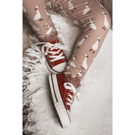 Baskets rouges Filemon Classic pour enfants 1