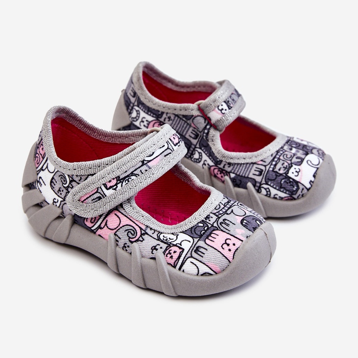 BEFADO S.A. Chaussons Ballerines Befado Kotki 109P261 Gris 2 BEFADO S.A. Chaussons Ballerines Befado Kotki 109P261 Gris 2