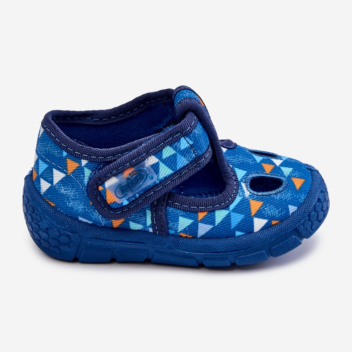 BEFADO S.A. Chaussures Chaussons Befado Triangles 533P023 Bleu 2