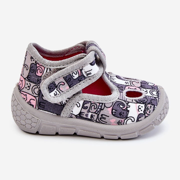 BEFADO S.A. Chaussures Enfants Chaussons Befado Kotki 630P001 Gris 2