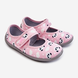 BEFADO S.A. Chaussons Enfant Ballerines Avec Velcro Befado Pandy 955X021 Rose Clair 1 BEFADO S.A. Chaussons Enfant Ballerines Avec Velcro Befado Pandy 955X021 Rose Clair 1