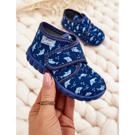 BEFADO S.A. Chaussures Enfants Chaussons Befado Sharks 465P089 Bleu Marine 1