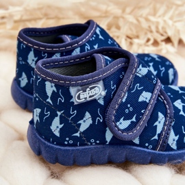 BEFADO S.A. Chaussures Enfants Chaussons Befado Sharks 465P089 Bleu Marine 2
