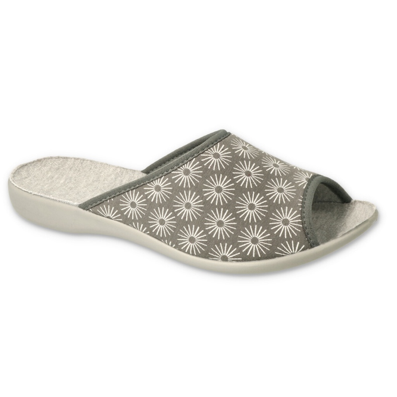 Befado Béfado Women's Slippers Pu 254d140 Gray en étoiles gris 2