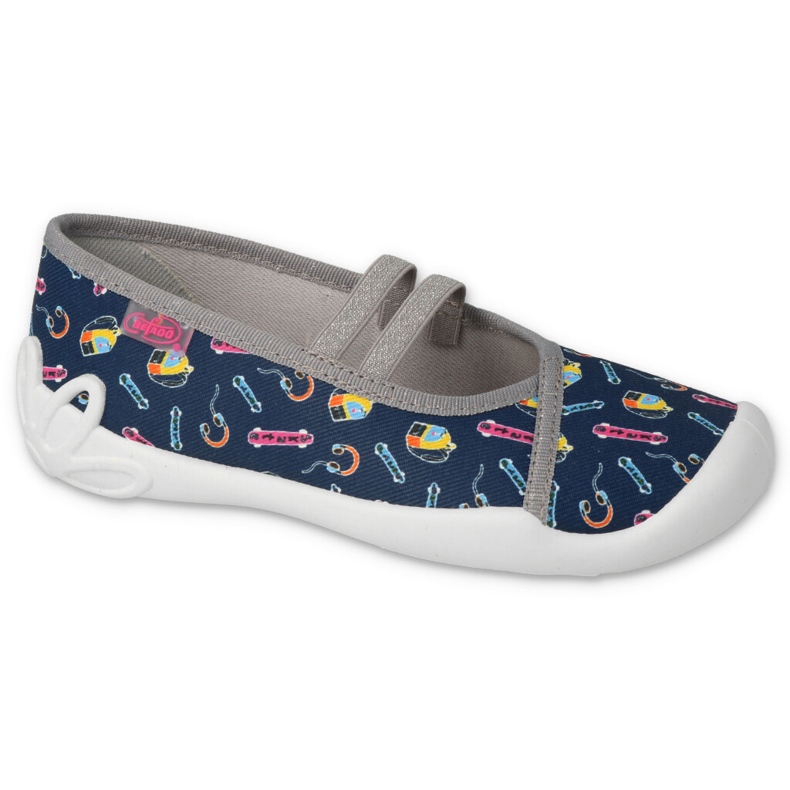 Befado chaussures pour enfants 116Y313 bleu marin multicolore 2