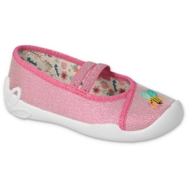 Befado chaussures pour enfants 116X311 rose argent 1 Befado chaussures pour enfants 116X311 rose argent 1