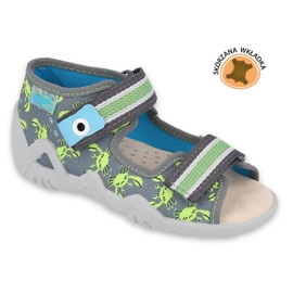 Chaussures enfant Befado jaune 350P023 gris vert 4