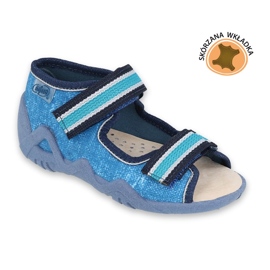 Befado chaussures pour enfants jaunes 350P025 bleu marine bleu 1