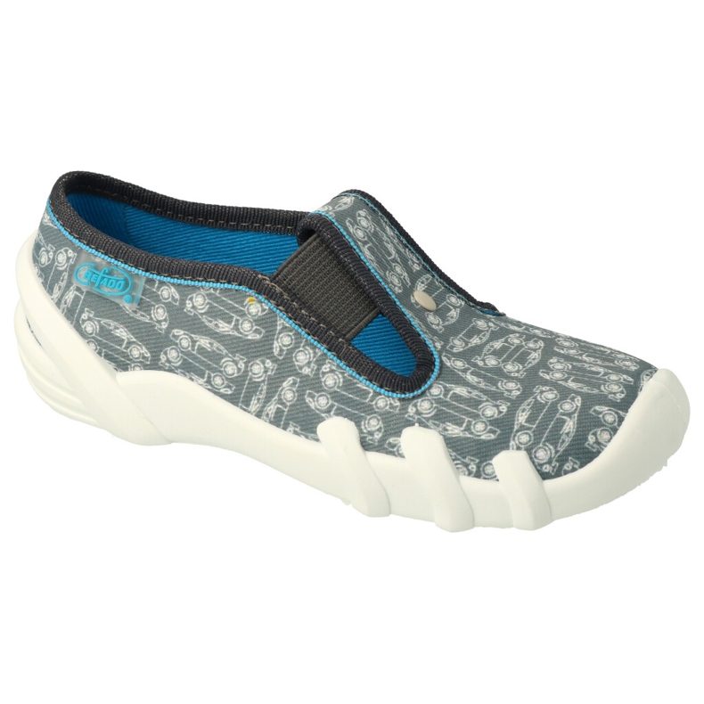 Chaussures pour enfants Befado 290X235 bleu gris 1