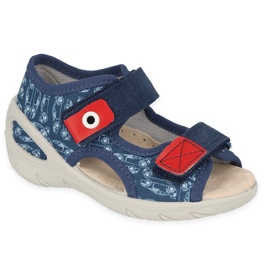 Befado chaussures pour enfants pu 065X165 bleu marine 1