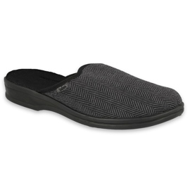 Befado chaussures pour hommes pu 089M416 noir gris 1