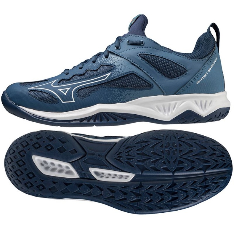 Chaussures de handball Mizuno Ghost Shadow X1GA218021 bleu bleu 1