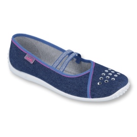 Chaussures pour jeunes Befado 345Q164 bleu marin 2