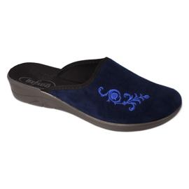 Befado chaussons femme en polyuréthane 552D017 bleu marine 1