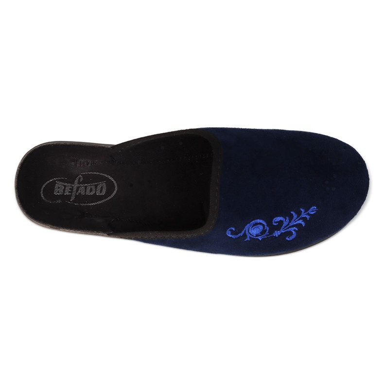 Befado chaussons femme en polyuréthane 552D017 bleu marine 3