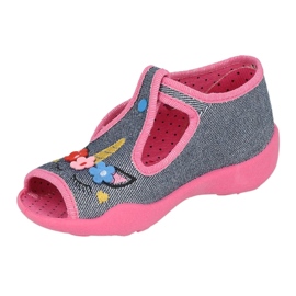 Chaussons enfants Befado 213P134 rose 2