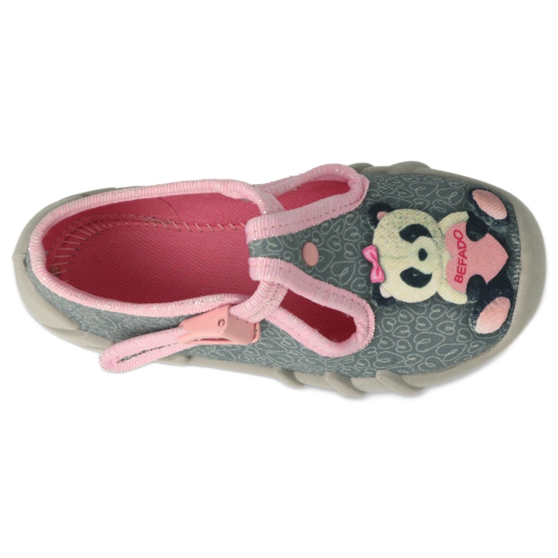 BEFADO S.A. Befado chaussures pour enfants 110P470 rose gris 2