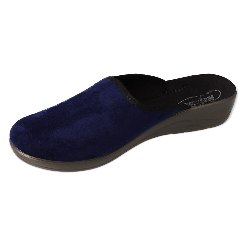 Chaussons Befado, chaussons femme, PU 552D019, bleu marine 1 Chaussons Befado, chaussons femme, PU 552D019, bleu marine 1