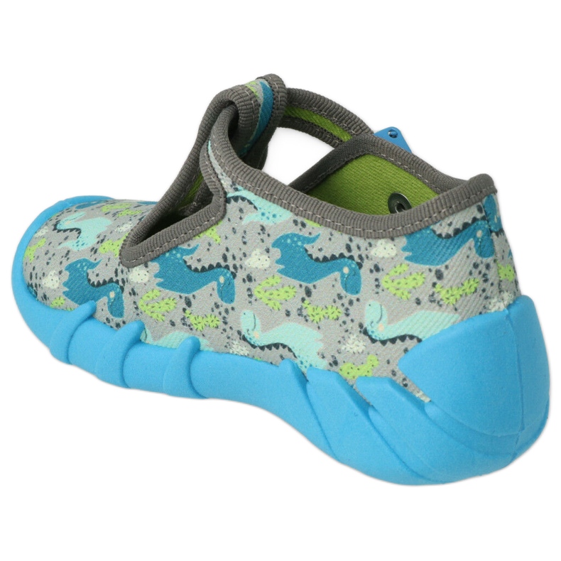 Befado chaussures pour enfants 110P465 bleu gris vert 2