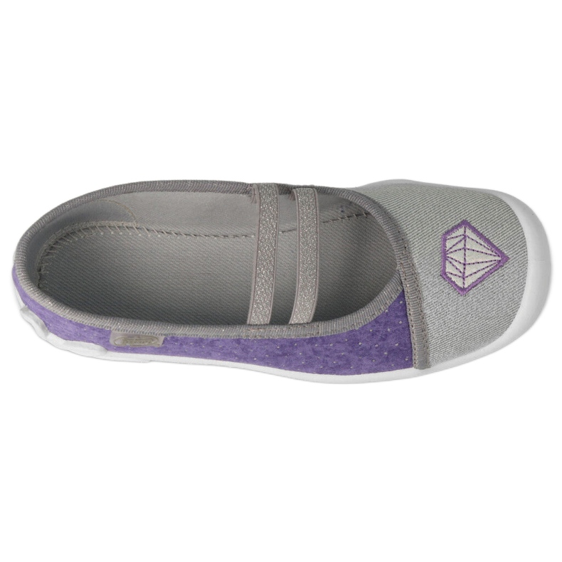Befado chaussures pour enfants 116Y314 violet argent gris 2